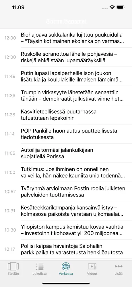 Turun Sanomat näköislehti