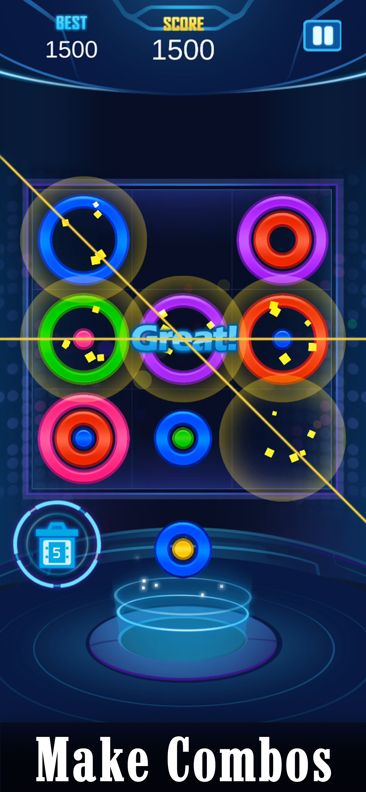 Ring Color Puzzle Match 3 Game screenshot 4