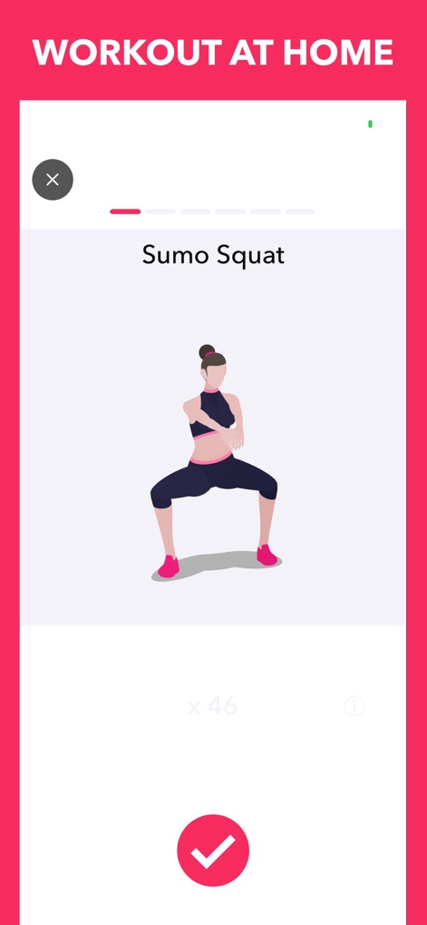 Easy Home Workout Women NO GYM - sumo-squat-home-workout-animation