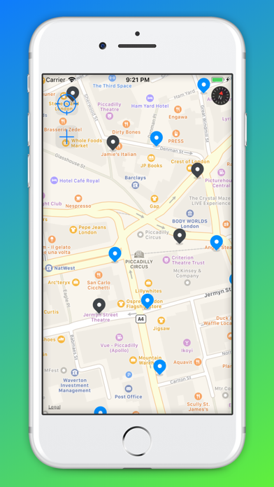 WifiPass Map Screenshot