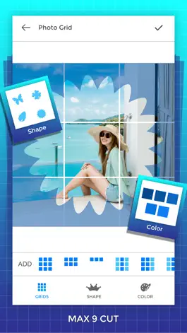 Game screenshot Grid Photos - 9 Square Photo mod apk