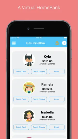 KidsHomeBank Plus screenshot 1