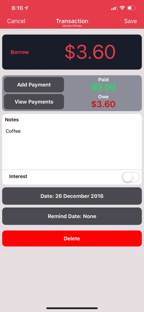 Cash Lender - IOU & Loans