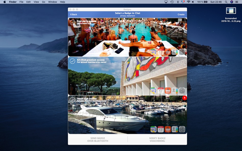 #2. Badges -- Secure Badging & GPS (macOS) 由: Gregory Conti