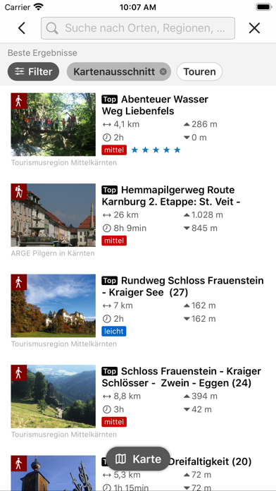 Kärnten Touren Screenshot