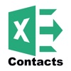 Save contacts to Excel icon