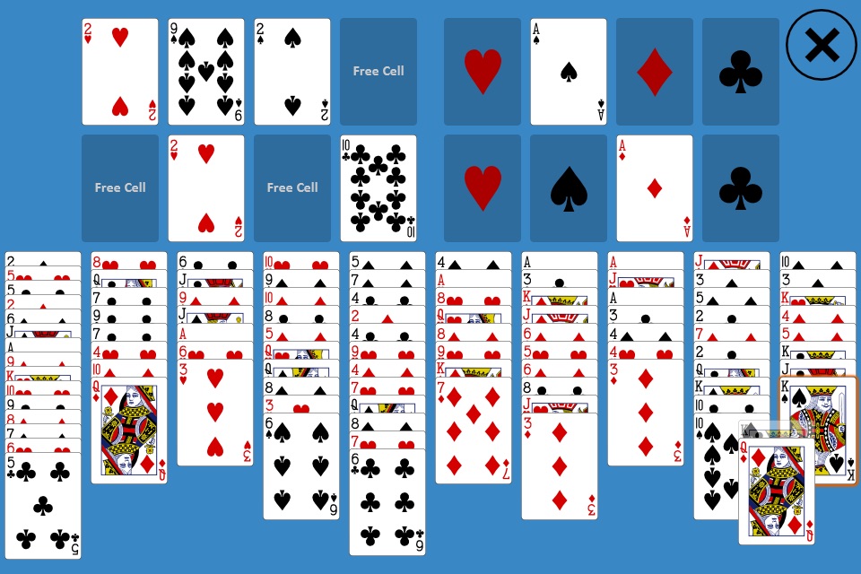 Solitaire FreeCell Two Decks screenshot 3