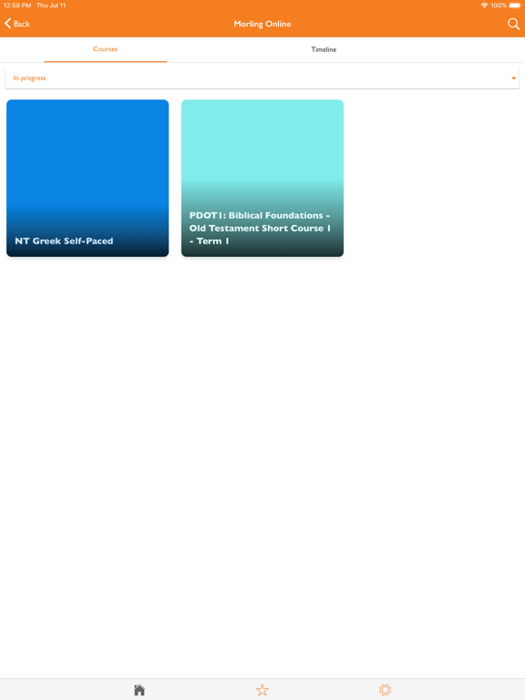 Morling Online iPad screenshot