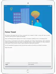 Forvo Travel ipad bilder 0