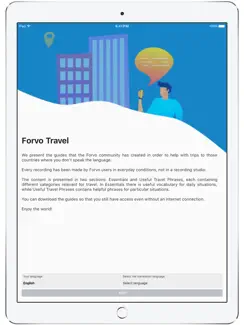 Forvo Travel iPad image 1