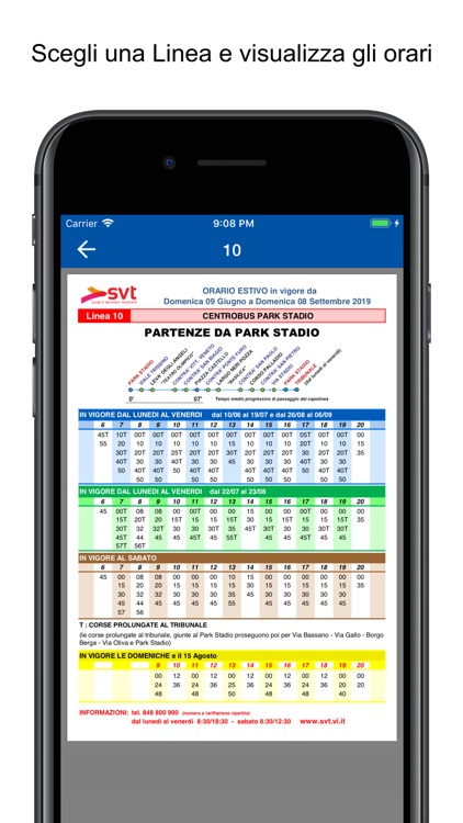 Vicenza Bus Schedules