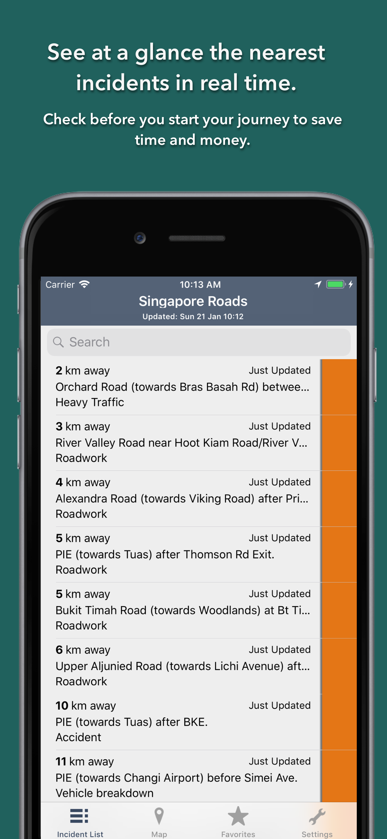 Singapore Roads Traffic