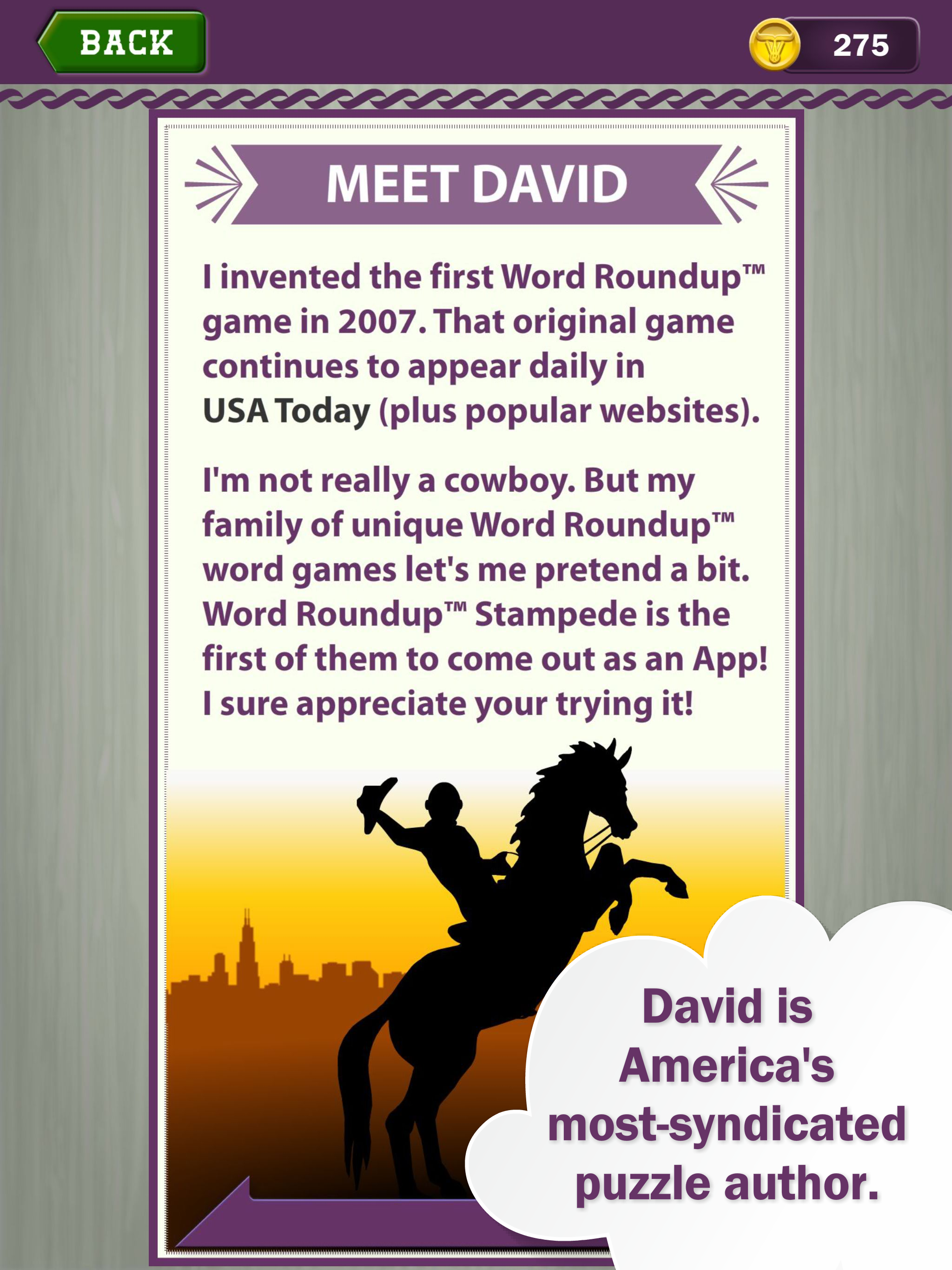 Word Roundup Stampede - Search