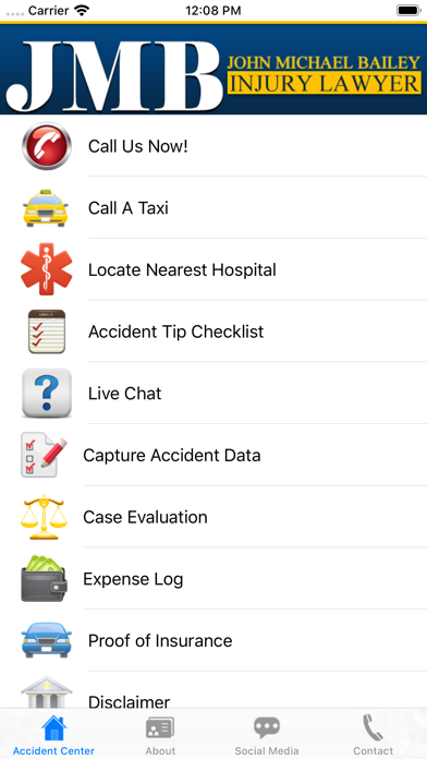 Screenshot #1 pour JMB Injury Lawyers