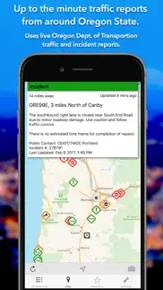 oregon roads traffic iphone screenshot 1