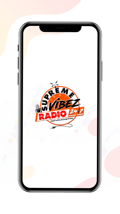Supreme Vibez Radio iPhone screenshot 1 - Music app