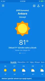 hava durumu, meteoroloji: hava iphone resimleri 1