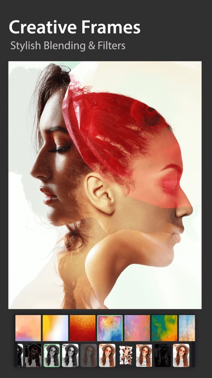 Spiral Photo Editor Neon