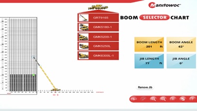 Manitowoc Boom Length Selector screenshot 4