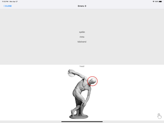 Learn Finnish words with ST iPad screenshot 5 - Education app