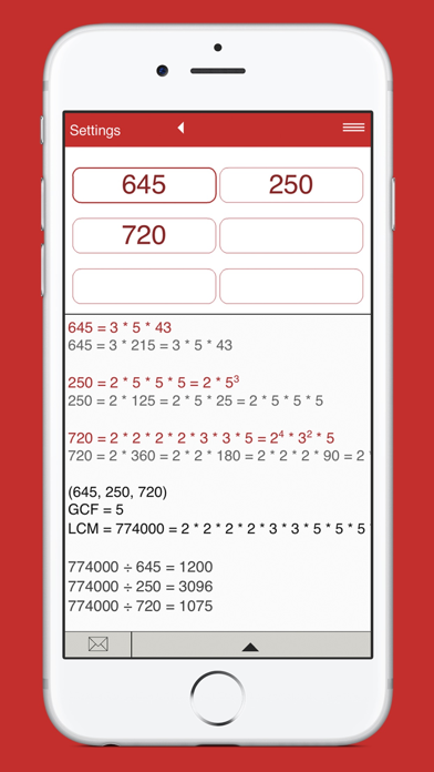 Prime Factorization Factorizer screenshot 4