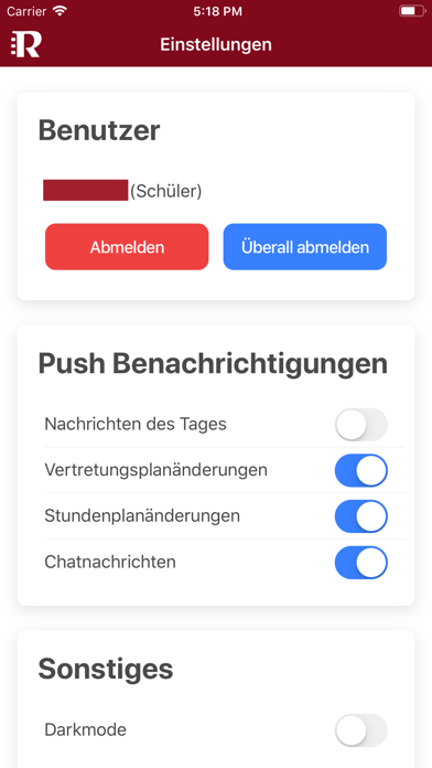 RaMa App Screenshot