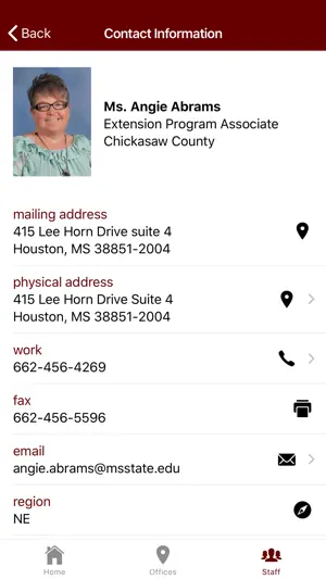 MSUES Directory screenshot 4
