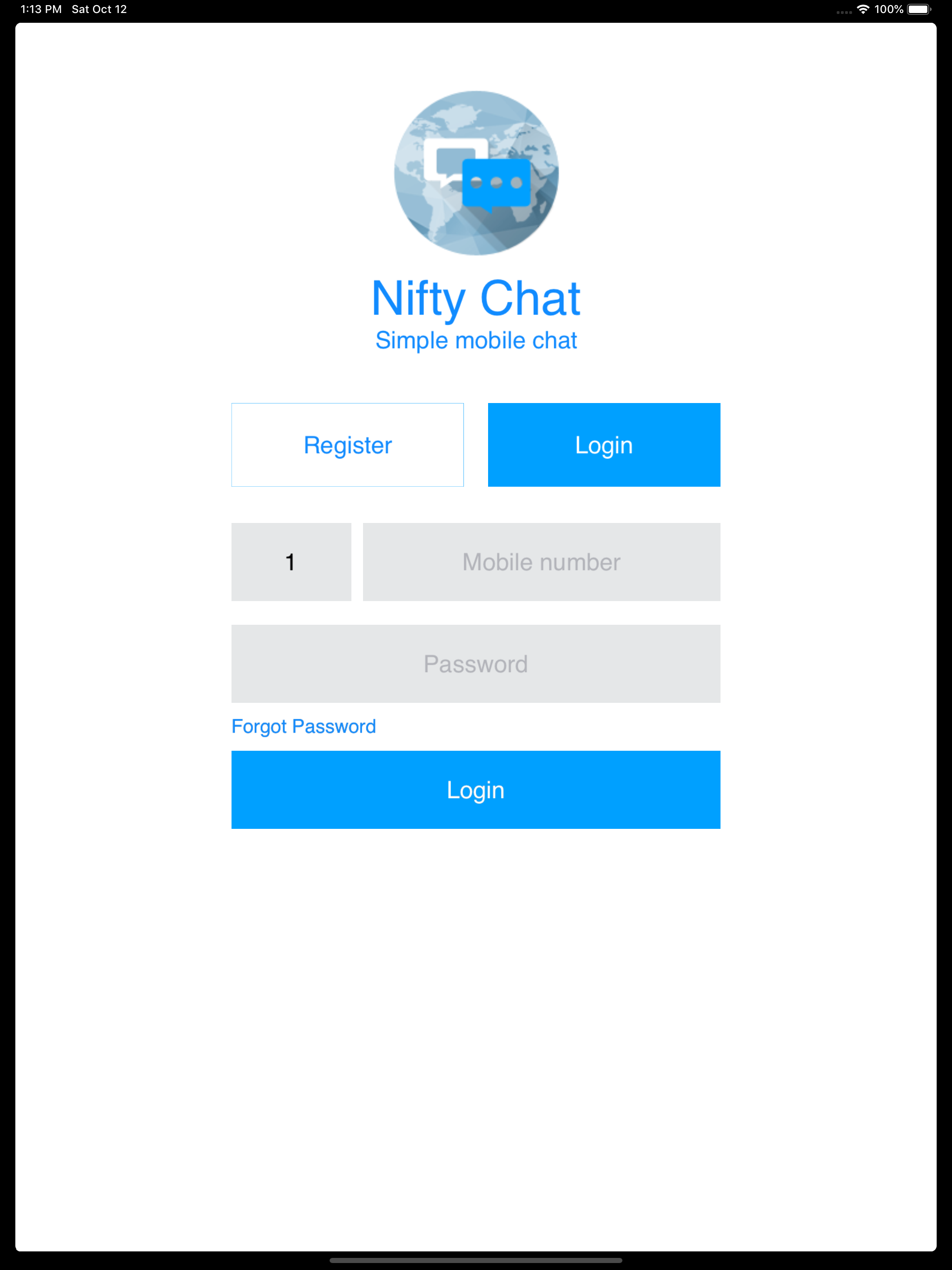 NiftyChat - Simple chat app screenshot 7