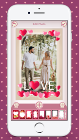 Love Photo Frames & Stickers screenshot