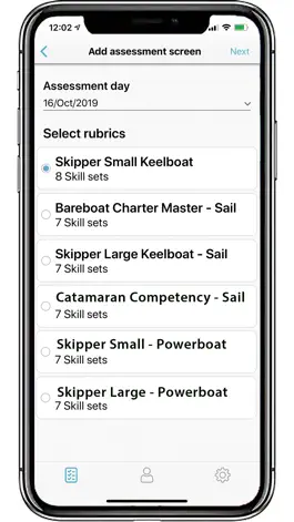 Game screenshot NauticEd Assessment Rubrics apk