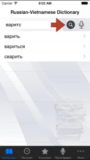 russian-vietnamese dictionary iphone screenshot 3