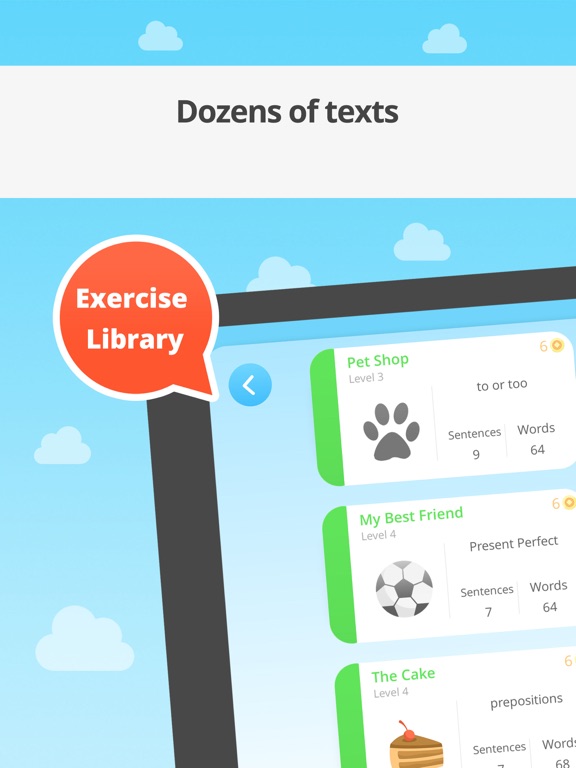 EASY peasy: Spelling (EDU) iPad screenshot 3 - Education app
