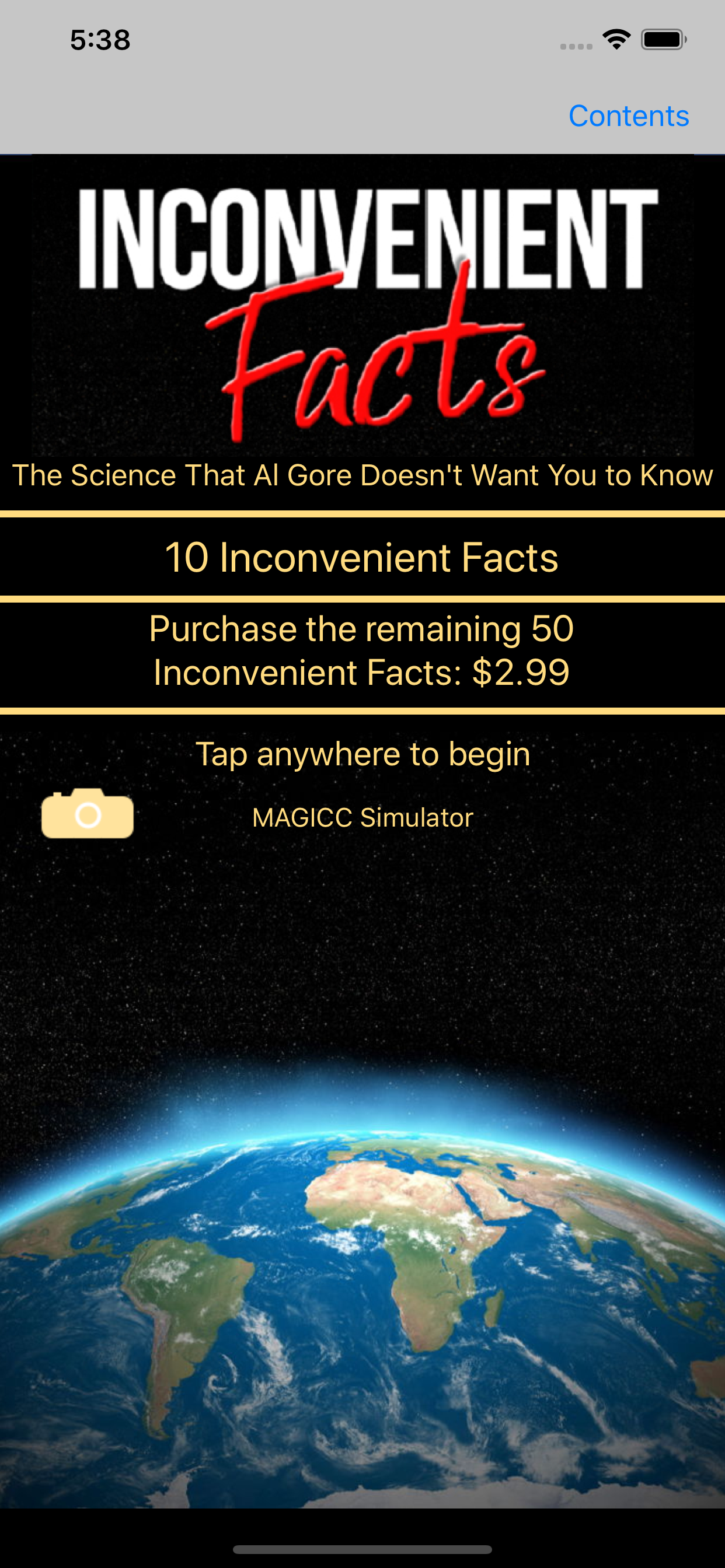 Inconvenient Facts