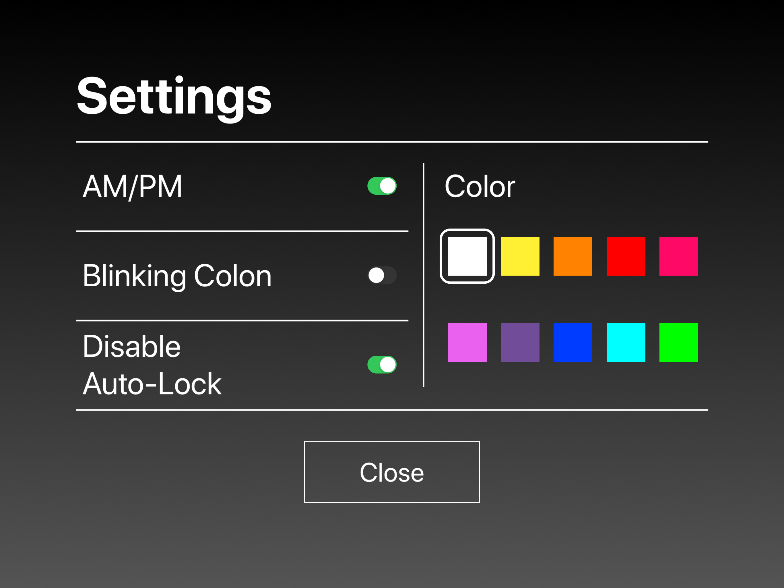 Digital LED Clock screenshot 10