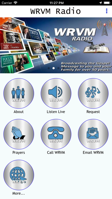 WRVM Radio Screenshot 1 - AppWisp.com WRVM Radio Screenshot 1 - AppWisp.com