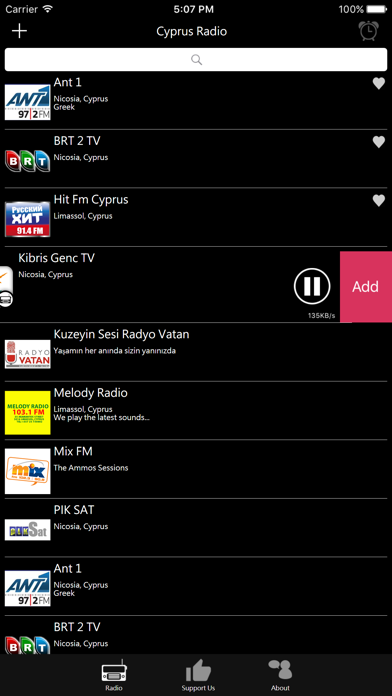 Cypriot Radio iPhone screenshot 4 - Entertainment app