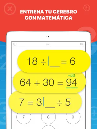 Screenshot 1 Juegos Math Brain Booster iphone