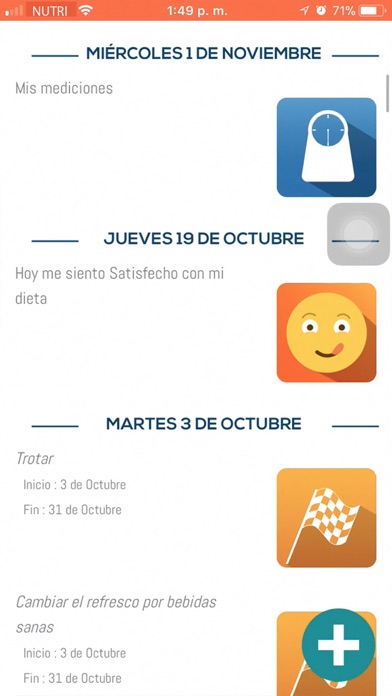 Seguimiento NNutrimind Screenshot