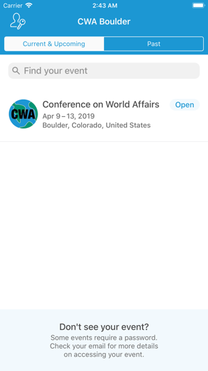 Conference on World Affairs(圖2)-速報App