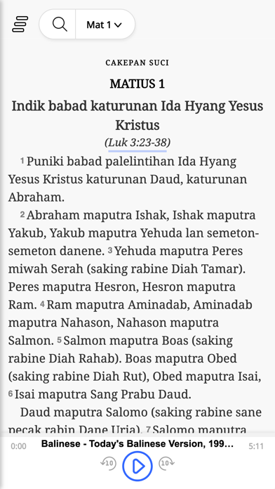 Screenshot #1 pour Alkitab Bali Sehari-hari