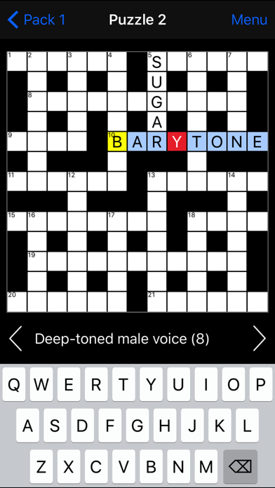 Crossword Screenshot