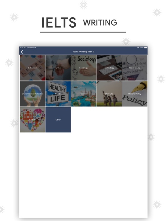 IELTS Prep App - Exam Writing iPad screenshot 4 - Education app