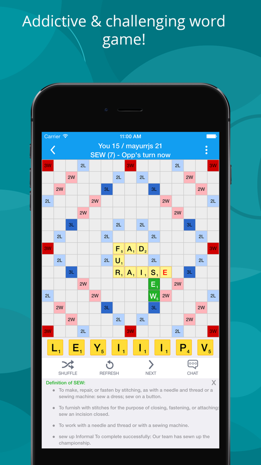 #1. Lexulous Word Game Lite (iOS) By: RJS Tech Solutions LLP