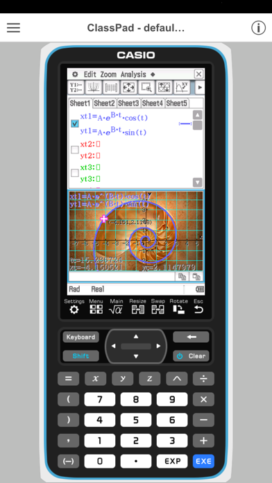 CASIO ClassPad Screenshot