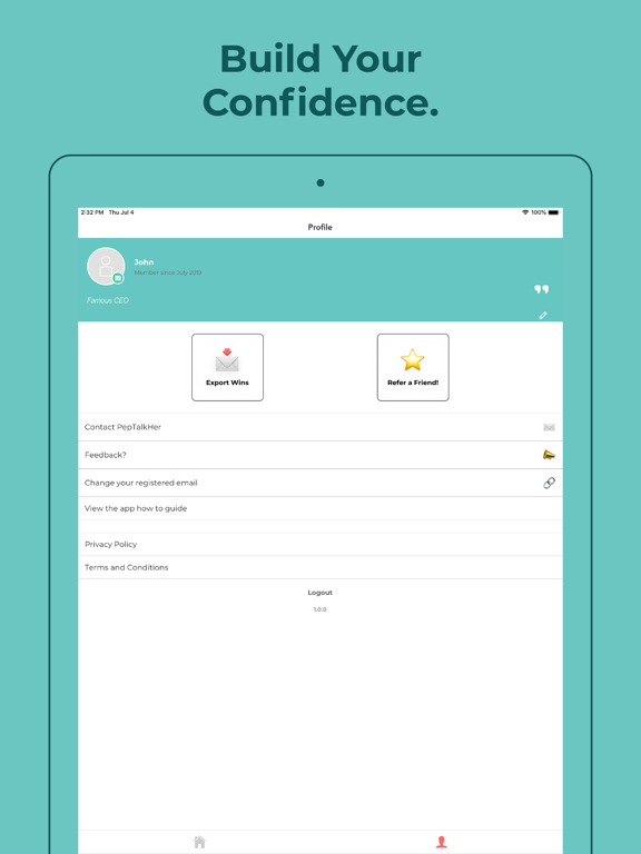 Screenshot #6 pour PepTalkHer