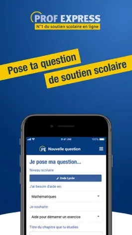 Game screenshot Prof Express Soutien Scolaire apk