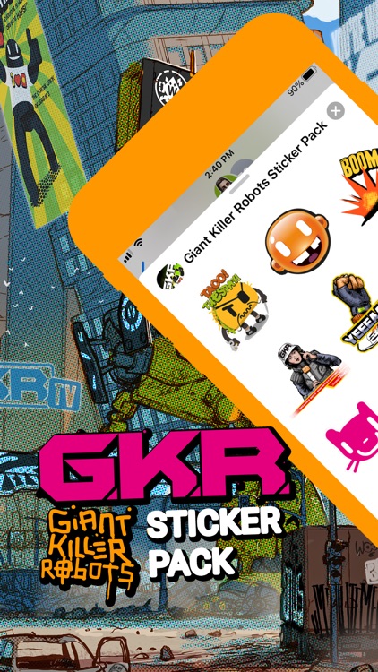 Giant Killer Robots Stickers