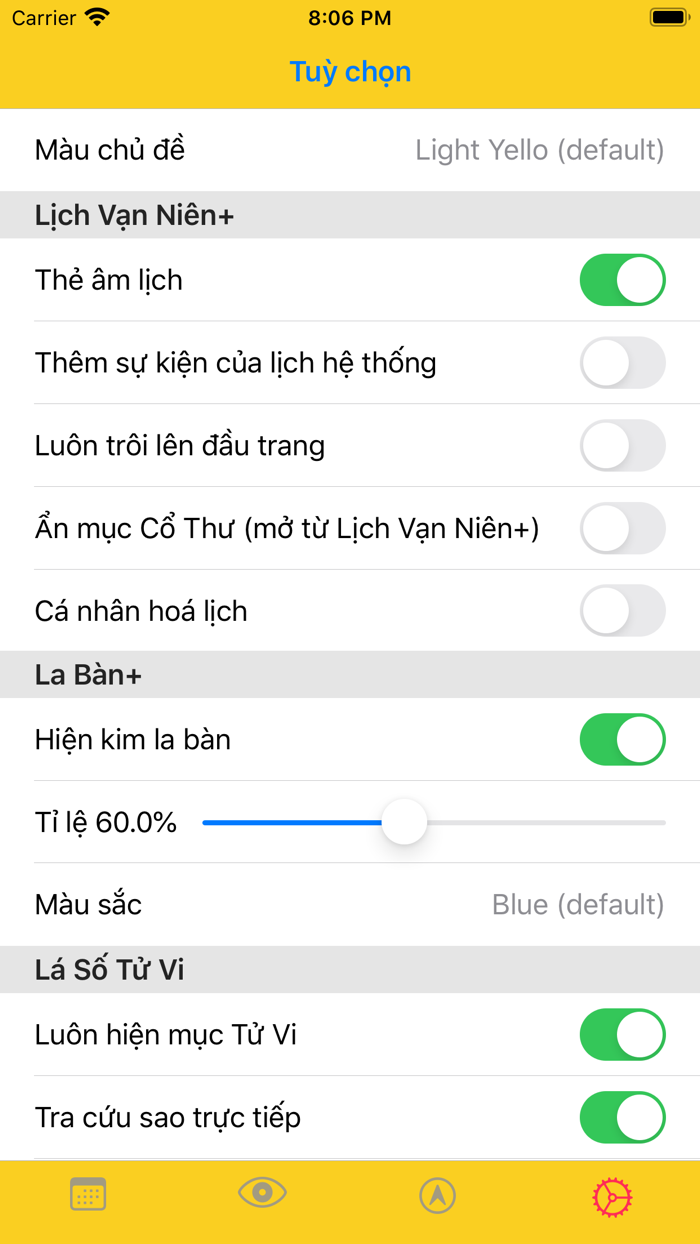 LTV Plus - Lịch Vạn Niên Tử Vi