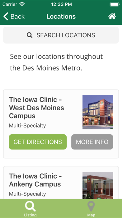 The Iowa Clinic Screenshot