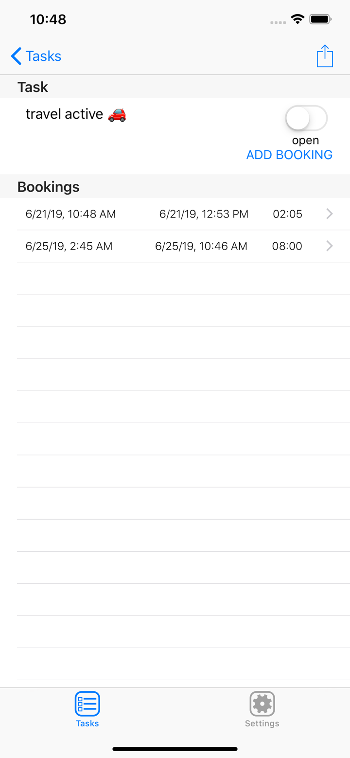 TimeRecorder Task screenshot 3